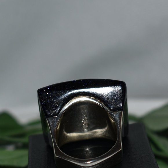 Lola Rose Simulated Goldstone Ring, Size 10 - Picture 6 of 6